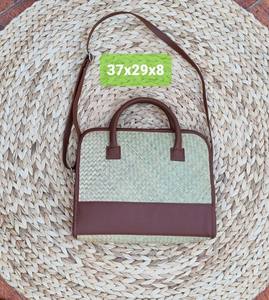 Haute Qualité À La Main Rectangle Jacinthe D'eau Sac CrossBody Haute Couture Dames Sac À Main Fermeture À Glissière Direct En Gros Vietnam - Product Image 4