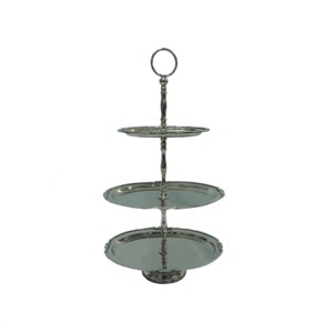 แท่นวางเค้กแบบพับได้สำหรับตกแต่งคัพเค้กแบบโลหะ - Product Image 1