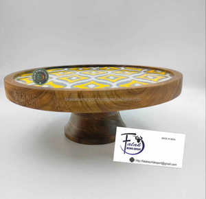 Soporte de pastel decorativo hecho a mano para suministros de decoración de pastel de cumpleaños de boda por Falak World Export - Product Image 2