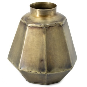 Jarrón de Metal de hierro hecho a mano, centro de mesa decorativo con detalles Vintage únicos para bodas, hogar, oficina, restaurante, eventos - Product Image 1