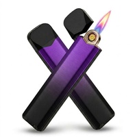 Briquet électronique jetable tendance avec logo personnalisé pour bar, accessoires de sécurité pour fumeurs 30k 45k 60k 200k 350k