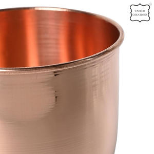 Meilleure vente 550ml gobelet en cuivre fabriqué à la main tasse à eau en céramique unie pour la rentrée des classes - Product Image 3