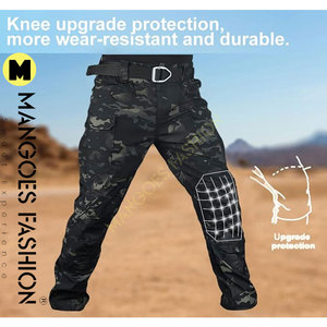 Pantalones Tácticos 100% Algodón, Tela de Pana Media, Transpirables, Suaves, Resistentes al Desgaste y a las Arrugas, de Alta Calidad, con Cordón Ajustable en las Piernas - Product Image 5