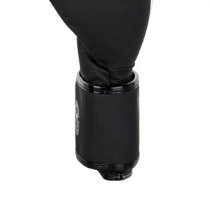 นวมชกมวยหนังสีดำสำหรับผู้ชายถุงมือหนังแท้ใส่สบายสำหรับนักสู้ดีไซน์ตามสั่ง - Product Image 6