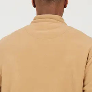 Sweat-shirt en molleton doux à col montant et fermeture éclair sur le devant, style décontracté, coupe ample, design contrasté, pour les commandes en gros - Product Image 5