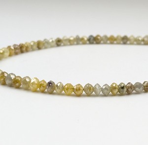 ลูกปัดเพชรเหลืองทรงรอนเดลล์ เกรด AAA+ เพชรธรรมชาติเจียระไนเป็นรูปทรงเหลี่ยม สำหรับทำเครื่องประดับ พลอยหลวม ขายส่ง - Product Image 1