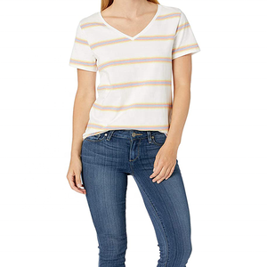 Camisetas de Mujer a Rayas, Diseños Personalizados por Sublimación, Corte Ajustado, Sin Mangas, Secado Rápido, Jersey 100% Poliéster, Fabricación en Pakistán - Product Image 2