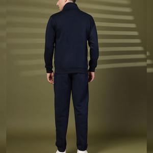 ชุดวอร์ม2ชิ้นสำหรับผู้ชายชุดวิ่งออกกำลังกายผ้าโพลีเอสเตอร์สำหรับผู้ชายเสื้อผ้ากลางแจ้ง - Product Image 4