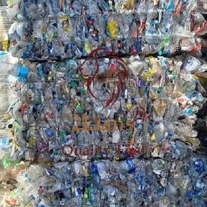 Mixed Color <b>PET</b> Bottles on Bales 2Lians Brand for Recycling - Product Image 2