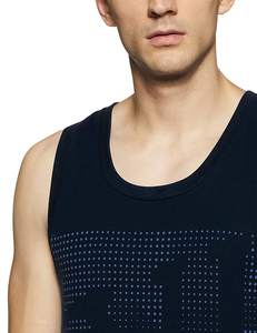 Camiseta sin Mangas para Hombre de Alta Calidad, Nuevo Diseño Personalizable, Sensación Fresca, Transpirable, de Poliéster/Algodón, Secado Rápido para Entrenamientos de Verano - Product Image 5