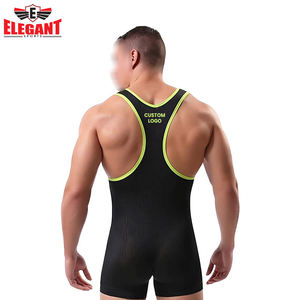 Ropa Deportiva sin Mangas para Fisicoculturismo, Color Negro Sólido, Singlets de Lucha Libre para Hombre - Product Image 2