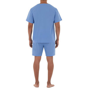 Arrivée fabricant personnalisé ensemble de shorts de sport 100% coton uni tenue décontractée hommes ensemble court taux de vente entier bonne qualité ensemble court - Product Image 2