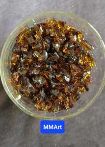 Brown Crushed Glass Chips 1-3mm Eco-Friendly Durable Decorative Glass Aggregate for Building & Outdoor Landscaping Hardscape Art - Product Image 3