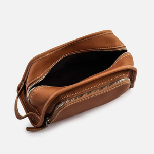 Chính hãng người đàn ông da vệ sinh cá nhân Túi cá nhân Monogrammed dopp Kit phù rể món quà du lịch mỹ phẩm tổ chức cạo râu Vanity Pouch - Product Image 3