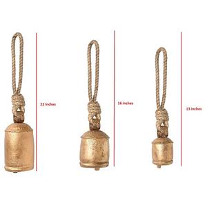 Clochettes de vache en métal, design personnalisé, fabrication artisanale, clochettes de vache antiques, prix de gros, provenance Inde - Product Image 1