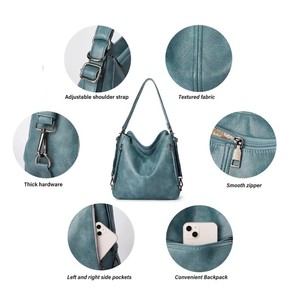 Designer Genuine Leather Durable Foldable Sling Bag for Women Casual Party <b>Large</b> Capacity Chains Zip Vintage Style Waterproof - Product Image 3