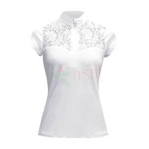 เสื้อขี่ม้าผ้าสแปนเด็กซ์สำหรับผู้หญิงเสื้อสำหรับเล่นกีฬาเสื้อขี่ม้าผ้าสแปนเด็กซ์สีชมพูใหม่2023ออกแบบโลโก้ได้ตามต้องการกลางแจ้ง - Product Image 6