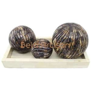 Décorations de Noël à succès en 2025, ensemble de boules de Noël en PET transparentes peintes à la main, ornements suspendus, ensemble d'arbre de Noël - Product Image 1