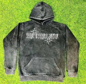 Sudadera con Capucha para Hombre, Invierno, 100% Algodón, Felpa, Color Sólido, Cálida, al por Mayor - Product Image 2