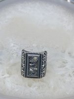 Bagues unisexes en argent 925 gravées à la main, style islamique, cadeau de mariage, occasions de fête, tendance, usage quotidien, fabriquées en Turquie