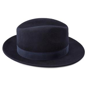 Clásico verano 100% algodón de alta calidad Color personalizado terciopelo Fedora sombreros para Unisex por encargo - Product Image 1
