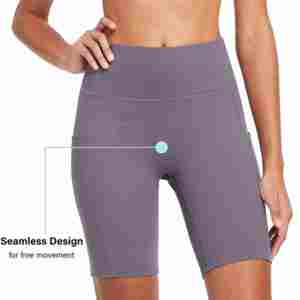 Shorts Deportivos de Alta Calidad para Mujer, Cintura Media, Efecto Push-Up, Secado Rápido, Transpirables, 100% Algodón, Forro Polar, Resistentes al Viento - Product Image 6