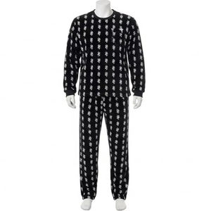 Conjunto de Pijamas Térmicos de Forro Polar para Hombre, Material de Poliéster Suave y Cálido, Ropa Cómoda para Invierno, Mercado Mayorista Mundial - Product Image 1