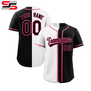 Fabricación de camisetas de béisbol a rayas para hombres, mujeres, jóvenes, Chico, bordado, sublimación, impreso, equipo de béisbol, Jersey - Product Image 5