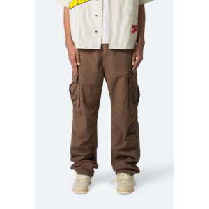 Pantalones Cargo Vintage Ultra Holgados 100% Algodón con Cierre de Cremallera y Cordones Ajustables - Product Image 6