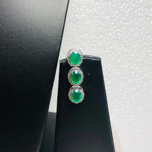 สร้อยคอและต่างหูเงินสเตอร์ลิง 925 ประดับด้วยอัญมณีออนิกซ์ธรรมชาติ ดีไซน์ที่ไม่ซ้ำใครและสวยงามมาก เหมาะสำหรับทุกโอกาส - Product Image 2