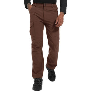 Pantalones de caparazón blando para hombre, elegantes, duraderos, impermeables, transpirables, a prueba de viento, cálidos, para exteriores, senderismo, camping, moda informal - Product Image 6