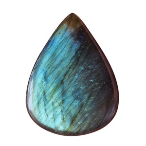 ลาบราโดไรต์ทรงหลังเบี้ย ขนาด 40x30x6 มม. ลาบราโดไรต์ธรรมชาติทรงหลังเบี้ย ราคาขายส่ง พลอยหลากสี เหมาะสำหรับการบำบัด - Product Image 1