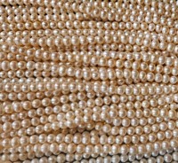 Perles d'eau douce naturelles blanches, changeantes de couleur, lisses, 8 mm, certifiées par un tiers, polies, vente en gros pour la fabrication de bijoux