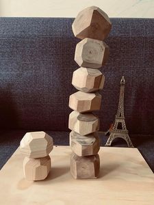 2023 Tumi Ishi, bloques de madera Unisex, juguetes de equilibrio, juego de juegos temáticos deportivos de bajo costo de alta calidad de Vietnam 99 GD - Product Image 3