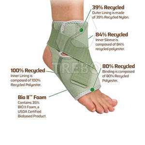 Tobillera de neopreno unisex con protección, ligero y transpirable, cierre con cordones, fabricado en Pakistán, servicio OEM disponible - Product Image 2