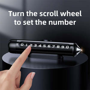 ป้ายทะเบียนที่จอดรถชั่วคราวแบบ<span class=keywords><strong>2</strong></span> in 1ลูกกลิ้งอลูมิเนียมอัลลอยด์พรีเมี่ยมพร้อมค้อนนิรภัยและเบรกเกอร์หน้าต่าง - Product Image 2