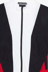 Vente en gros Ensemble coupe-vent solide en nylon froissé respirant deux pièces pour homme pour l'automne - Product Image 5