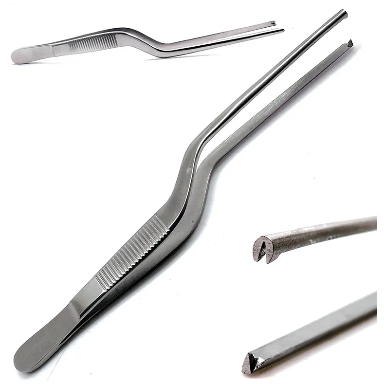 Medicazione e pinza di tessuto chirurgico Walter baionetta pinza pinza 16cm con perno e senza perno in acciaio inox