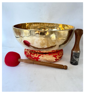 Cuenco Cantador Decorativo de Acero Inoxidable Pulido, Tradicional Tibetano, Hecho a Mano, para Meditación, Yoga, Sanación, Terapia de Sonido - Product Image 3