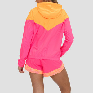 Ensemble de deux pièces avec logo personnalisé OEM Veste et short en nylon imperméable Survêtement vierge Ensembles courts coupe-vent pour femmes 2026 - Product Image 5