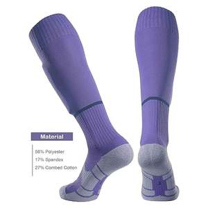 High Quality OEM Design Blue Cotton Men's Soccer Athletic <b>Socks</b> Whole Sale Rate Men Soccer <b>Socks</b> - Product Image 2