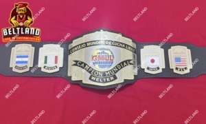 Ceinture de championnat de poids lourd CMLL en zinc 2 mm 4 mm taille adulte - Product Image 2