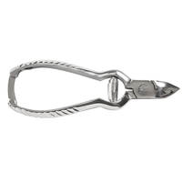Pince à cuticules en acier inoxydable pour manucure, outils de beauté pour ongles, pince à ongles à mâchoire complète dorée avec lames à pointe pointue de 6 mm