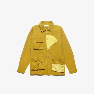 เสื้อแจ็กเก็ตโค้ชระบายอากาศใส่สบายคอปกพับลงสีพื้นพิมพ์โลโก้ได้ตามต้องการ - Product Image 1