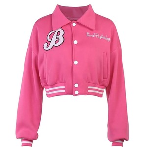 Vestes respirantes à séchage rapide pour femmes Pakistan Made Letter Design Cotton Filled OEM ODM Versatile Jacket - Product Image 6