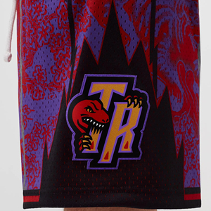 Pantalones cortos de baloncesto de malla de poliéster clásicos estilo callejero para hombre con bolsillos logotipo personalizado al por mayor para Baloncesto Masculino - Product Image 6