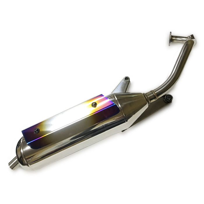 Motorbike Silencer High Performance Exhaust Muffler Stainless - Main Image