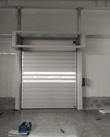 Porte spirale électrique à grande vitesse, isolée, en aluminium, robuste, résistante au vent, télécommandée, antivol, pour entrepôt industriel