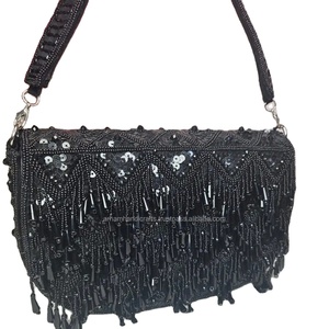 Bolsos estampados con lentejuelas Bolsos bordados glamorosos Embragues de satén adornados Venta caliente en Bahrein Nigeria POR ARTESANÍA DE LUJO - Product Image 1