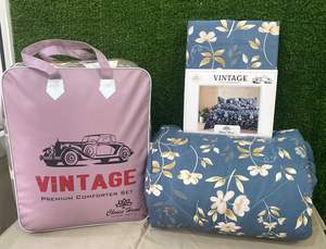 Exclusivo Juego de Edredón de Algodón Puro, Colección de Ropa de Cama Estampada con Juego de Edredón Ultra Cómodo para Hotel y Dormitorio - Product Image 3